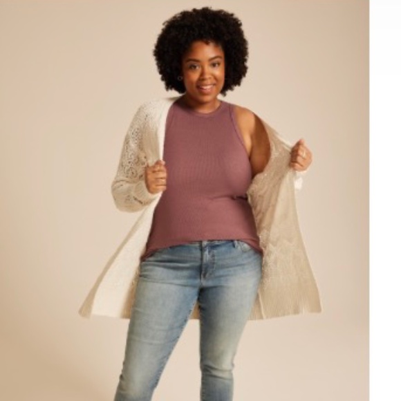 Maurice’s Tops - Maurice’s 24/7 Baby Ribbed Highline Tank Top 1x